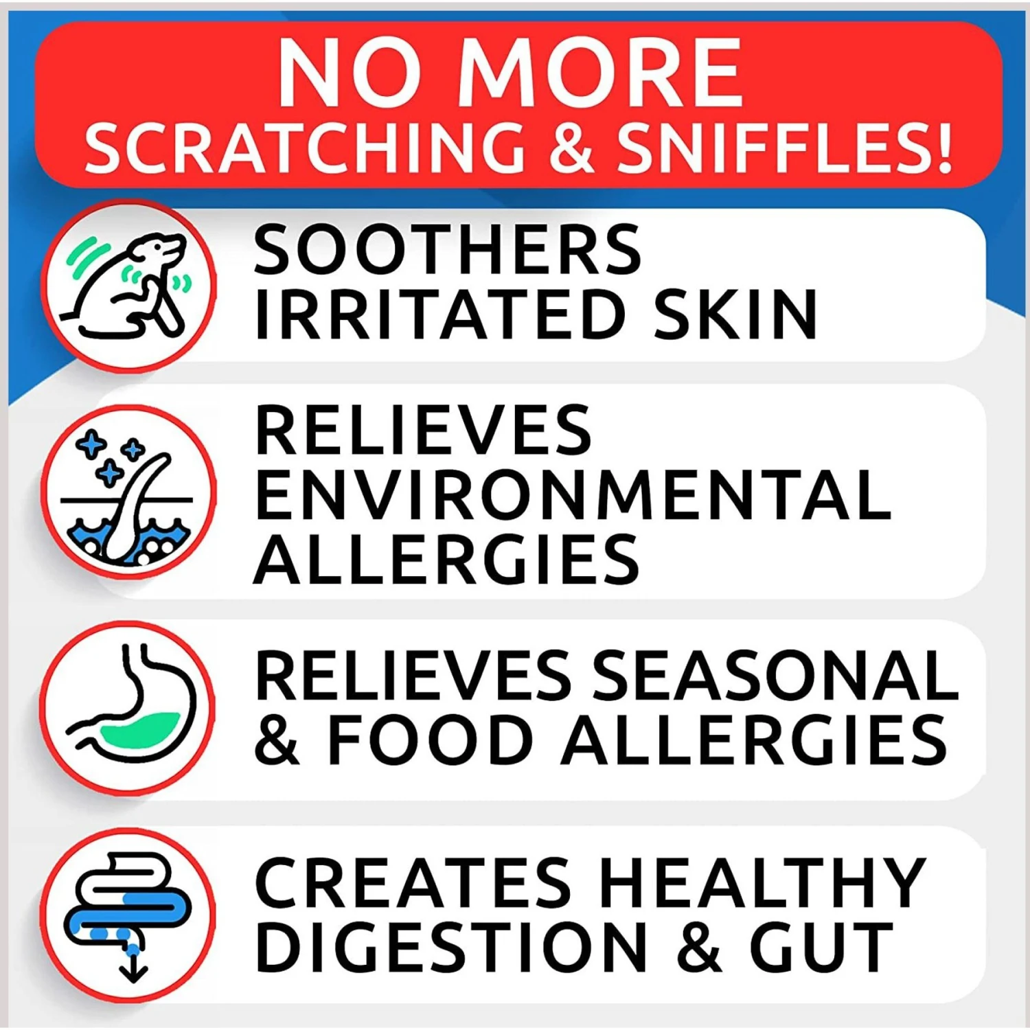 Bark&Spark Allergy Relief Immune Skin & Coat Support Bacon Flavor Chew Supplement For Dogs, 120 Count 2 Bark&Spark Allergy Relief Immune Skin & Coat Support Bacon Flavor Chew Supplement For Dogs, 120 Count - Image 2