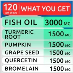 Bark&Spark Allergy Relief Immune Skin & Coat Support Bacon Flavor Chew Supplement For Dogs, 120 Count 13 Bark&Spark Allergy Relief Immune Skin & Coat Support Bacon Flavor Chew Supplement For Dogs, 120 Count -Pet Wellness 891662 PT5. AC SS1800 V1688073707