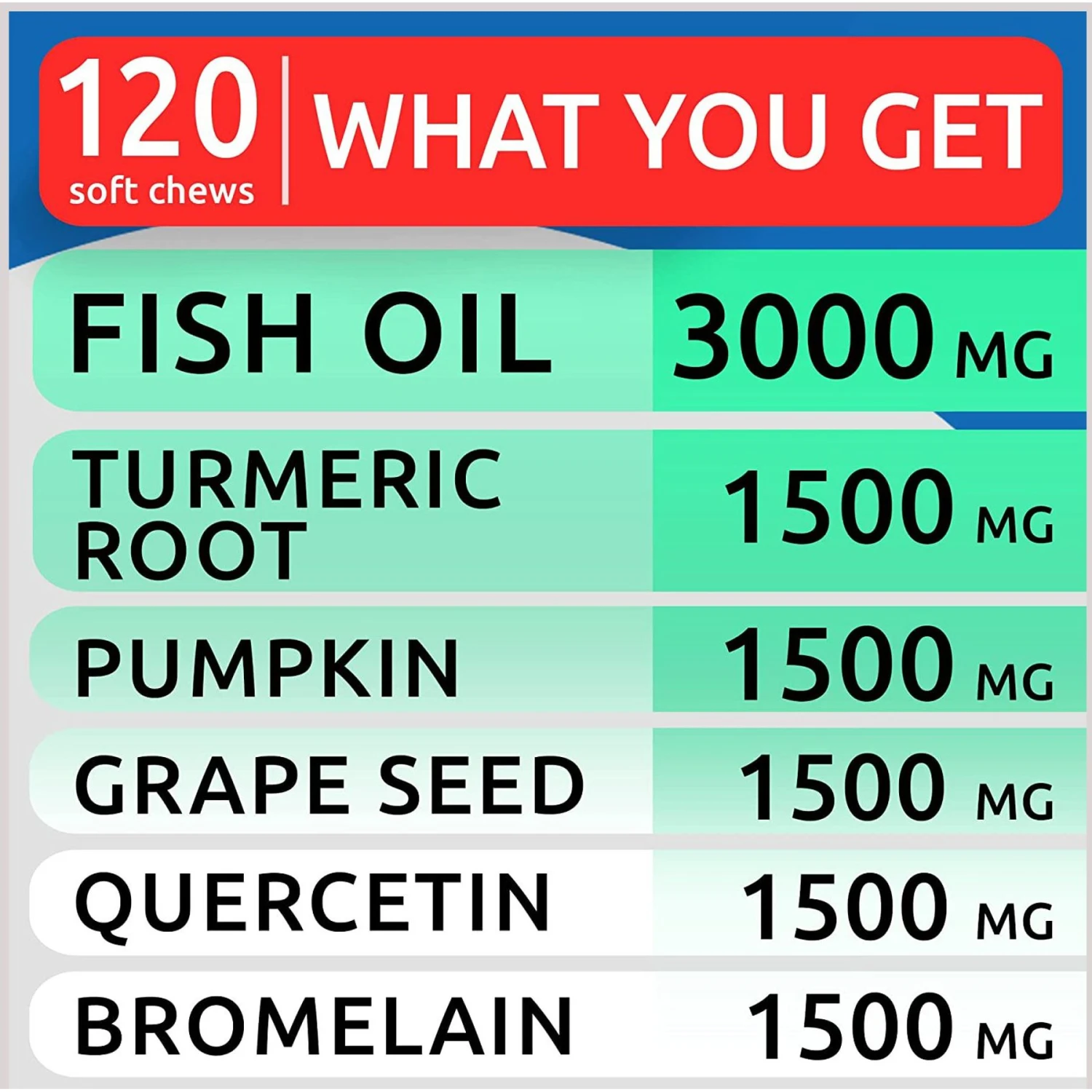Bark&Spark Allergy Relief Immune Skin & Coat Support Bacon Flavor Chew Supplement For Dogs, 120 Count 6 Bark&Spark Allergy Relief Immune Skin & Coat Support Bacon Flavor Chew Supplement For Dogs, 120 Count - Image 6