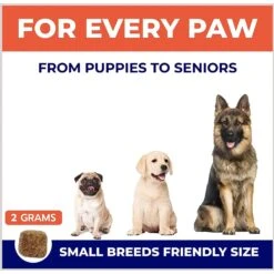 GoodGrowlies Omega 3 Alaskan Fish Oil Dry & Itchy Skin Relief + Allergy Support Chew Supplement For Dogs, 180 Count -Pet Wellness 894158 PT8. AC SS1800 V1688654298