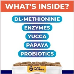 GoodGrowlies Grass Burn Spot Natural Urine Neutralizer Chew Supplement For Dogs, 120 Count -Pet Wellness 894174 PT4. AC SS1800 V1688654239