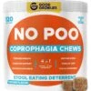 GoodGrowlies Chew No Poo Coprophagia Natural Stool Eating Deterrent & Breath Aid Chew Supplement For Dogs, 120 Count