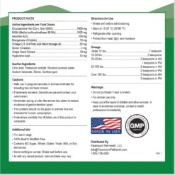 Paramount Pet Health Vegetarian K9 Glucosamine Liquid Dog Supplement -Pet Wellness 894238 PT3. AC SS1800 V1687982886