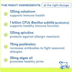 Native Pet Allergy Air-Dried Supplement To Support Seasonal Skin Allergies Dog Supplement & Native Pet Vet-Formulated Probiotic & Prebiotic Digestive Issues Powder Supplement For Dogs -Pet Wellness 894398 PT2. AC SS1800 V1687206689