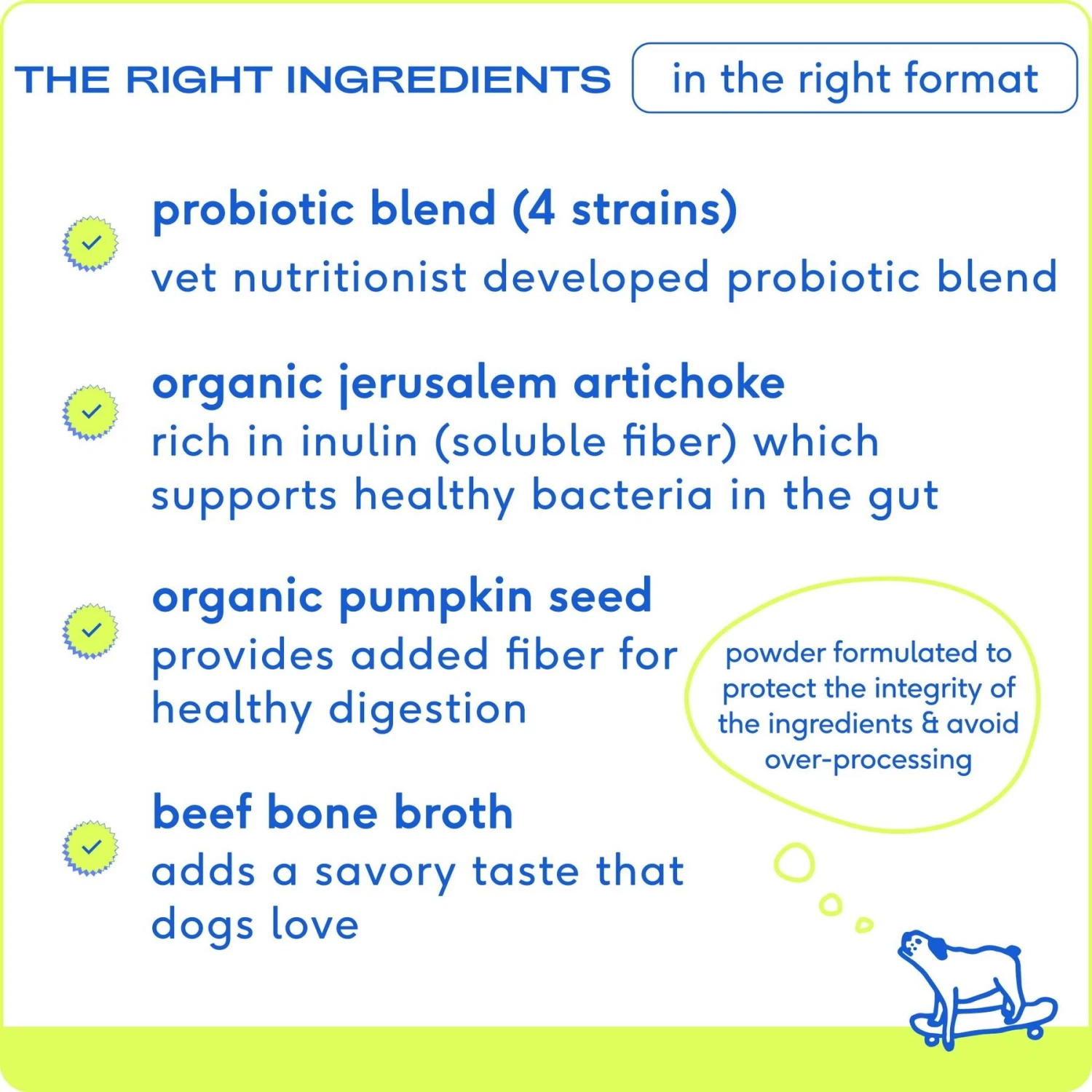 Native Pet Organic Pumpkin Fiber Powder Dog Supplement & Native Pet Vet-Formulated Probiotic & Prebiotic Digestive Issues Powder Supplement For Dogs 7 Native Pet Organic Pumpkin Fiber Powder Dog Supplement & Native Pet Vet-Formulated Probiotic & Prebiotic Digestive Issues Powder Supplement For Dogs - Image 7