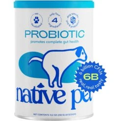 Native Pet Vet-Formulated Probiotic & Prebiotic Digestive Issues Powder Supplement For Dogs & Native Pet Beef Bone Broth Powder Dog & Cat Food Topper -Pet Wellness 894454 PT5. AC SS1800 V1701115163