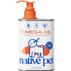 Native Pet Vet-Formulated Probiotic & Prebiotic Digestive Issues Powder Supplement For Dogs & Native Pet Omega 3 Fish Oil To Support Skin & Coat Health Dog Supplement -Pet Wellness 894462 PT5. AC SS1800 V1687206695