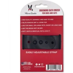 Warren London Bath Dog Brush -Pet Wellness 894942 PT5. AC SS1800 V1687885905