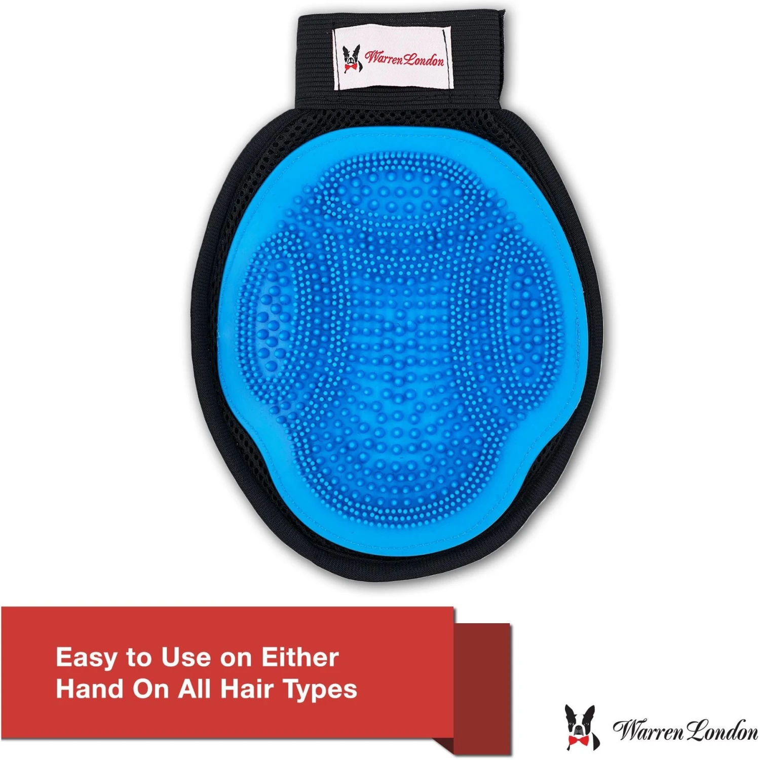 Warren London 2-in-1 Grooming Glove Dog Brush 6 Warren London 2-in-1 Grooming Glove Dog Brush - Image 6