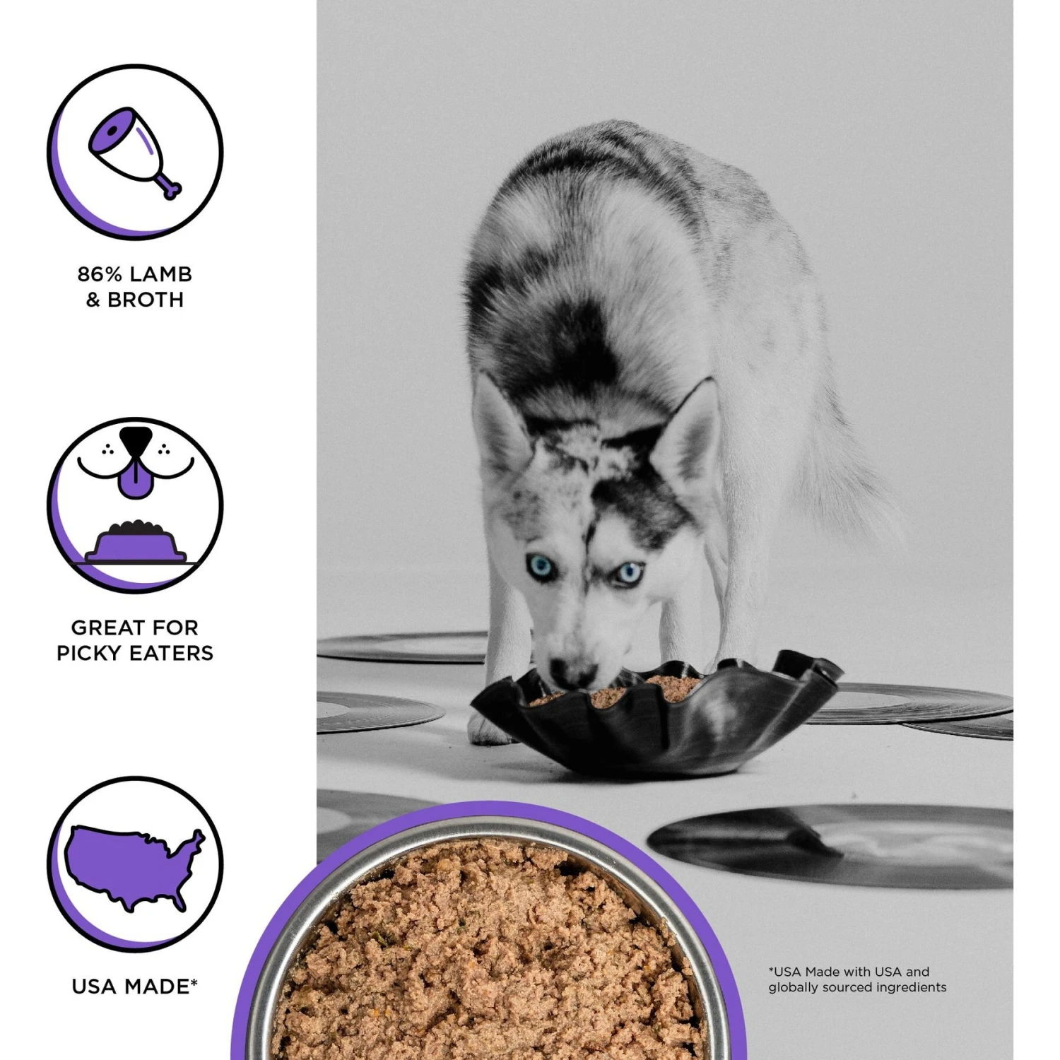 BIXBI Rawbble Grain-Free Canned Lamb Recipe Wet Dog Food, 12.5-oz Can, Case Of 12 2 BIXBI Rawbble Grain-Free Canned Lamb Recipe Wet Dog Food, 12.5-oz Can, Case Of 12 - Image 2