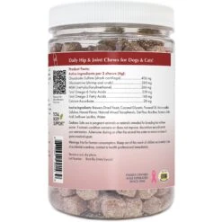Wholistic Pet Organics Hip & Joint Soft Chews Supplement For Dogs & Cats 5 Wholistic Pet Organics Hip & Joint Soft Chews Supplement For Dogs & Cats -Pet Wellness 898022 PT2. AC SS1800 V1689800933