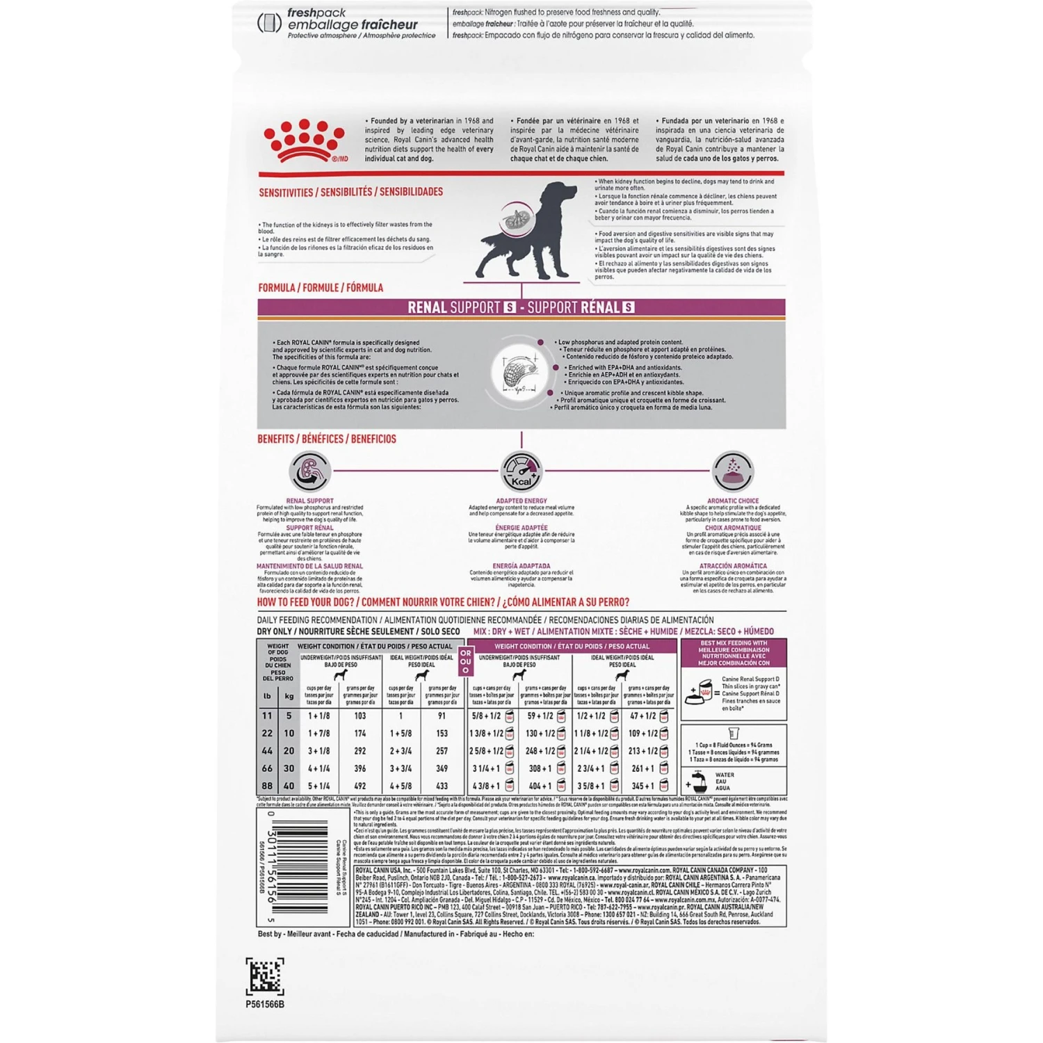 Royal Canin Veterinary Diet Adult Renal Support S Dry Dog Food 2 Royal Canin Veterinary Diet Adult Renal Support S Dry Dog Food - Image 2