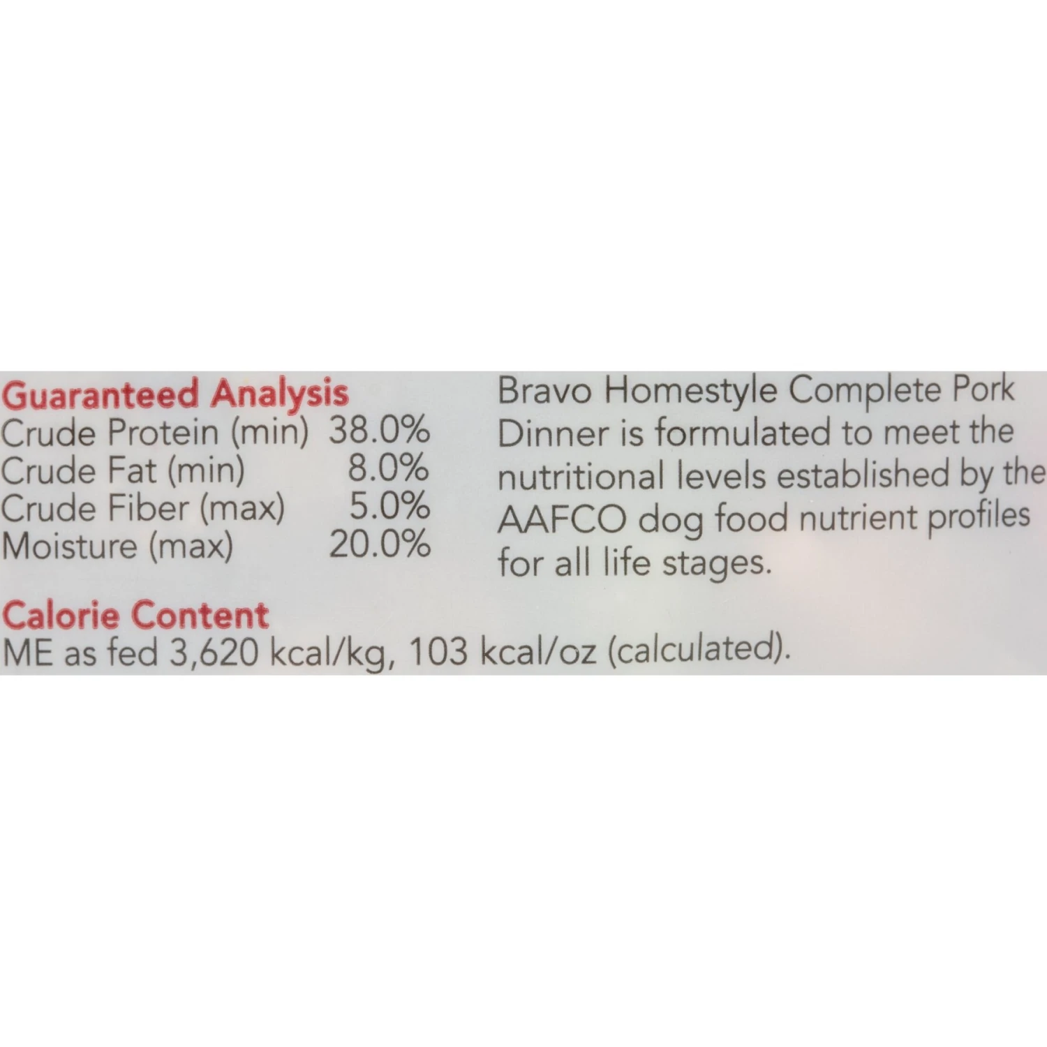 Bravo! Homestyle Complete Pork Dinner Grain-Free Freeze-Dried Dog Food 4 Bravo! Homestyle Complete Pork Dinner Grain-Free Freeze-Dried Dog Food - Image 4