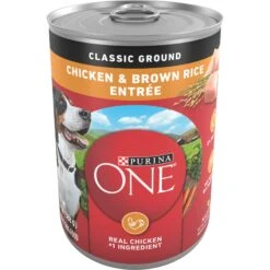 Purina ONE SmartBlend Classic Ground Chicken & Brown Rice Entree Adult Canned Dog Food