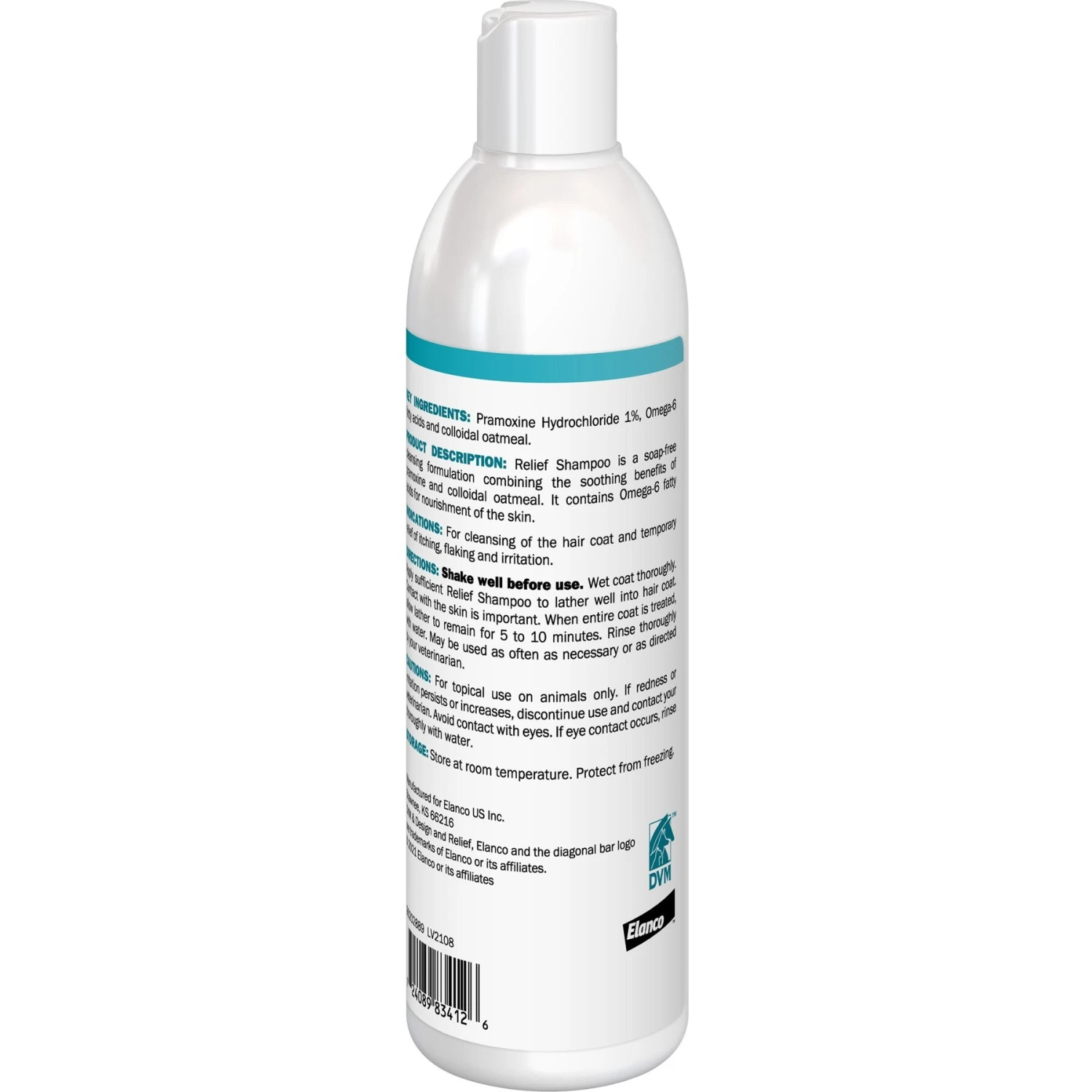 Relief Shampoo With Pramoxine & Colloidal Oatmeal For Dogs & Cats 2 Relief Shampoo With Pramoxine & Colloidal Oatmeal For Dogs & Cats - Image 2