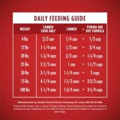 Purina ONE SmartBlend Tender Cuts In Gravy Chicken & Brown Rice Entree Adult Canned Dog Food 16 Purina ONE SmartBlend Tender Cuts In Gravy Chicken & Brown Rice Entree Adult Canned Dog Food -Pet Wellness 91787 PT7. AC SS1800 V1671735692