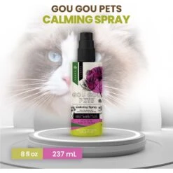 Gou Gou Pets Calming Dog & Cat Spray For Anxiety, 8-oz Bottle -Pet Wellness 918054 PT2. AC SS1800 V1694205333