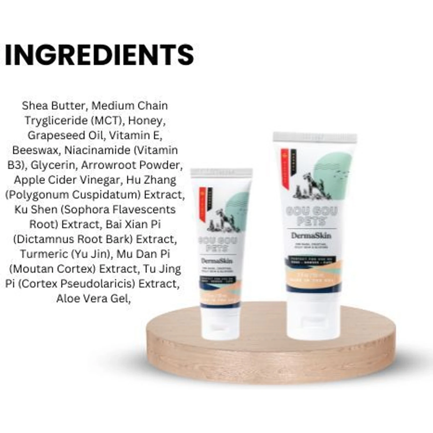 Gou Gou Pets DermaSkin Ointment Dog, Cat & Horse Cream 2 Gou Gou Pets DermaSkin Ointment Dog, Cat & Horse Cream - Image 2