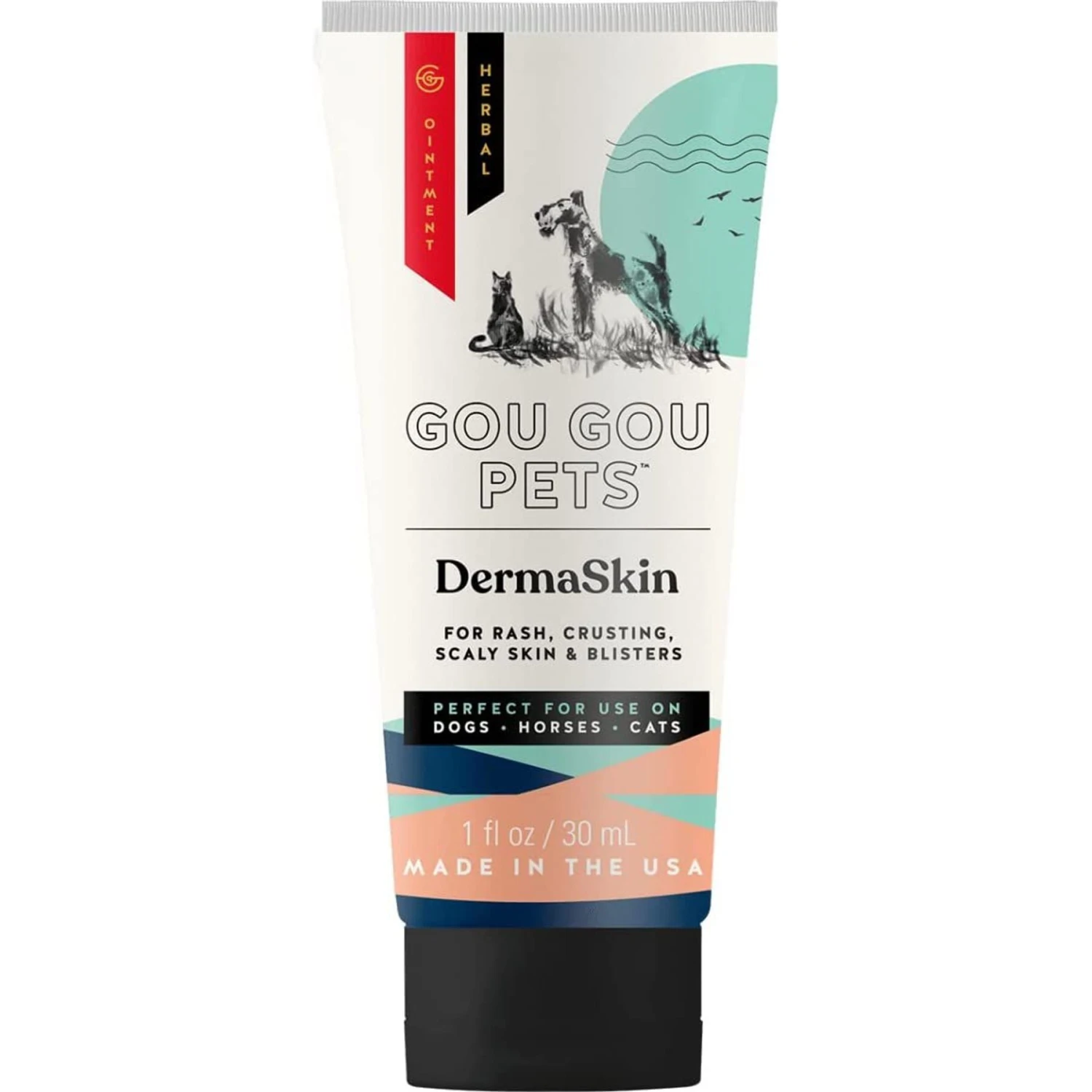 Gou Gou Pets DermaSkin Ointment Dog, Cat & Horse Cream 3 Gou Gou Pets DermaSkin Ointment Dog, Cat & Horse Cream - Image 3