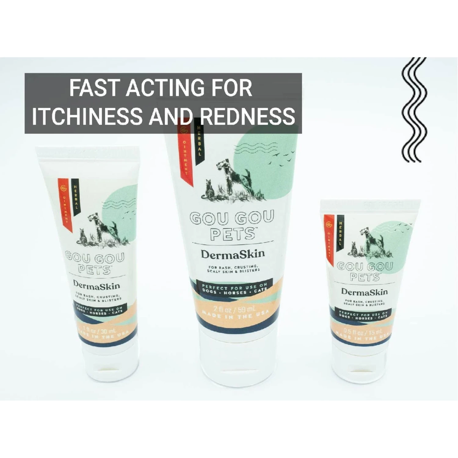 Gou Gou Pets DermaSkin Ointment Dog, Cat & Horse Cream 4 Gou Gou Pets DermaSkin Ointment Dog, Cat & Horse Cream - Image 4