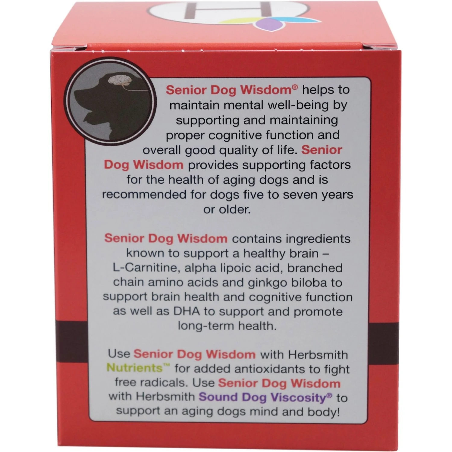 Herbsmith Senior Dog Wisdom Cognitive Support Soft Chews Dog Supplement, 60 Count 2 Herbsmith Senior Dog Wisdom Cognitive Support Soft Chews Dog Supplement, 60 Count - Image 2