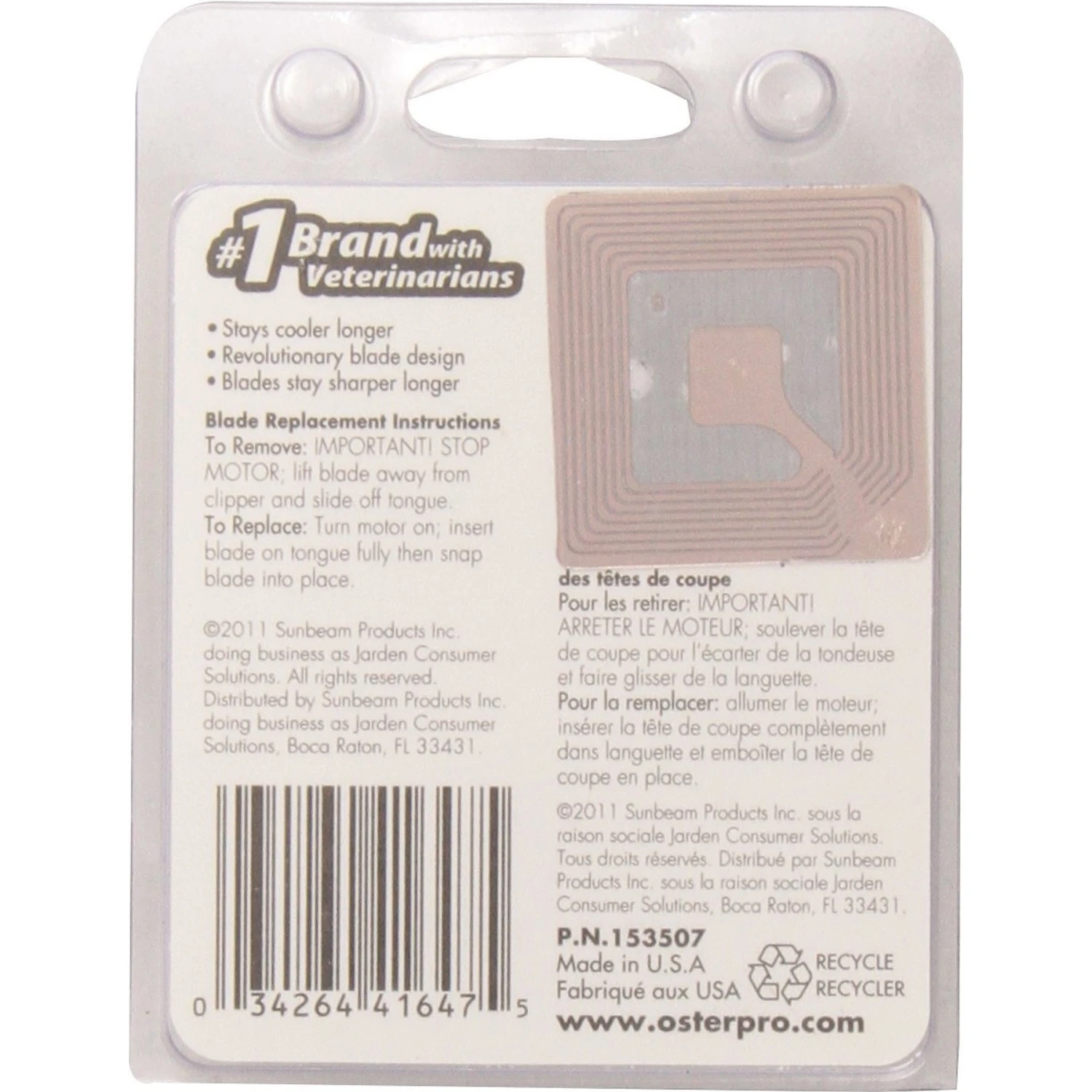 Oster® Oster Skip Tooth CryogenX Replacement Blade 2 Oster® Oster Skip Tooth CryogenX Replacement Blade - Image 2