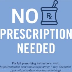 PetArmor 7 Way Dewormer For Hookworms, Roundworms & Tapeworms For Small Breed Dogs -Pet Wellness 92365 PT7. AC SS1800 V1696533769