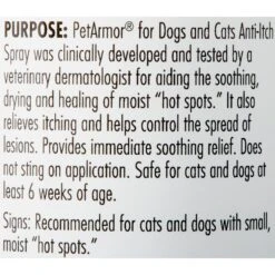 PetArmor Anti-Itch Spray For Dogs & Cats -Pet Wellness 92368 PT8. AC SS1800 V1543533292
