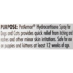 PetArmor Hydrocortisone Quick Relief Spray For Dogs & Cats 17 PetArmor Hydrocortisone Quick Relief Spray For Dogs & Cats -Pet Wellness 92417 PT8. AC SS1800 V1543533431