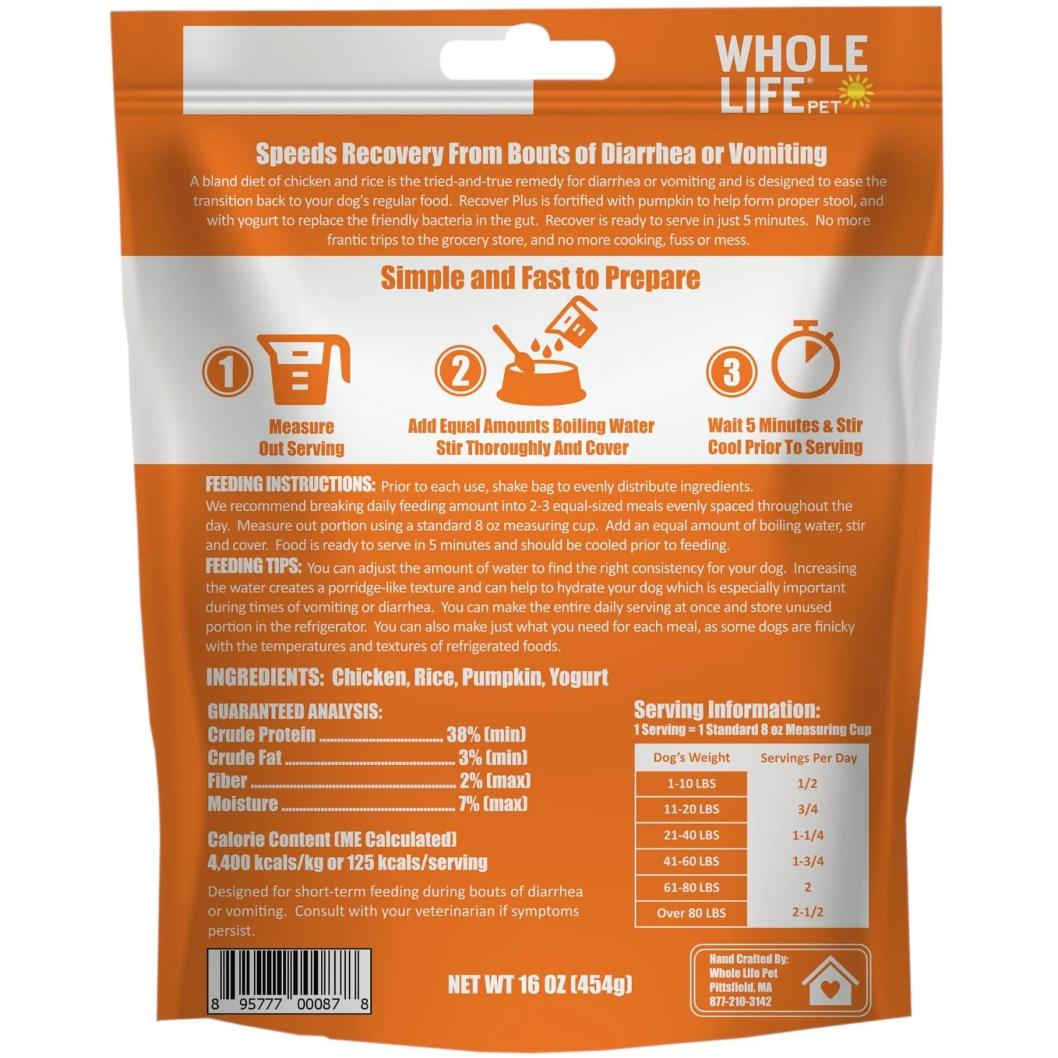 Whole Life Recover Pumpkin & Yogurt Freeze-Dried Dog Food, 16-oz Bag 6 Whole Life Recover Pumpkin & Yogurt Freeze-Dried Dog Food, 16-oz Bag - Image 6