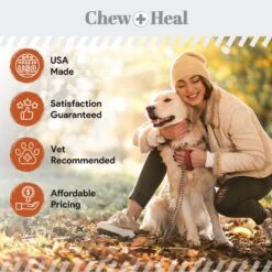 Chew + Heal Anxiety & Stress Dog Supplement 16 Chew + Heal Anxiety & Stress Dog Supplement -Pet Wellness 931830 PT7. AC SS1800 V1692386564