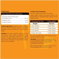 Healthy Pup Glands Bowel Support Soft Chew Digestive Supplement For Dogs, 120 Count 16 Healthy Pup Glands Bowel Support Soft Chew Digestive Supplement For Dogs, 120 Count -Pet Wellness 931846 PT7. AC SS1800 V1692390676