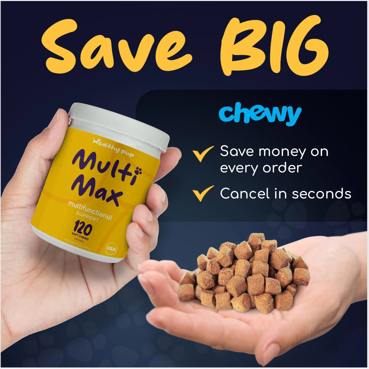 Healthy Pup Multi Max All-In-One Dog Multivitamin, 120 Count 4 Healthy Pup Multi Max All-In-One Dog Multivitamin, 120 Count - Image 4