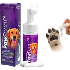 Petnatics The Original PawFoam Dog & Cat Grooming Foam, Purple, 5-oz Bottle