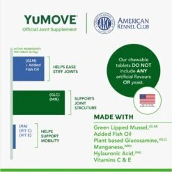 YuMOVE Joint Health Chewable Tablets For Senior Dogs, 240 Count -Pet Wellness 931910 PT4. AC SS1800 V1692734919