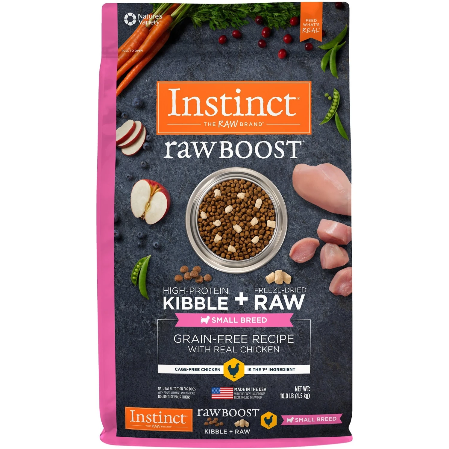 Instinct Raw Boost Small Breed Grain-Free Recipe With Real Chicken & Freeze-Dried Raw Pieces Dry Dog Food 8 Instinct Raw Boost Small Breed Grain-Free Recipe With Real Chicken & Freeze-Dried Raw Pieces Dry Dog Food - Image 8