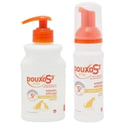 Douxo S3 PYO Antiseptic Antifungal Chlorhexidine Dog & Cat Shampoo & Douxo S3 PYO Antiseptic Antifungal Chlorhexidine Dog Mousse, 5.1-oz Bottle