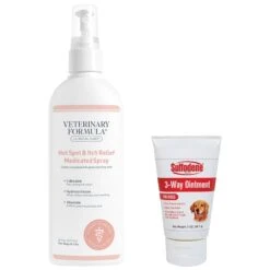 Sulfodene 3-Way Ointment For Dogs & Veterinary Formula Clinical Care Hot Spot & Itch Relief Spray