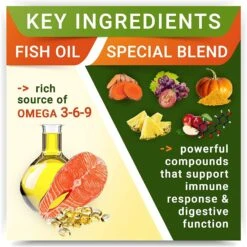 StrellaLab Anti Itch Allergy Relief Omega Dog Chews & PetArmor Antihistamine Medication For Allergies For Dogs -Pet Wellness 933638 PT4. AC SS1800 V1692305750