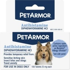 StrellaLab Anti Itch Allergy Relief Omega Dog Chews & PetArmor Antihistamine Medication For Allergies For Dogs -Pet Wellness 933638 PT5. AC SS1800 V1692304430