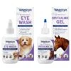 Vetericyn Plus Antimicrobial Eye Wash For Dogs, Cats, Horses & Small Pets & Vetericyn Plus Antimicrobial Ophthalmic Pet Gel