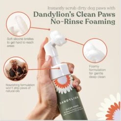 Dandylion Clean Paws Dog Foaming Cleanser, 5-oz Bottle 11 Dandylion Clean Paws Dog Foaming Cleanser, 5-oz Bottle -Pet Wellness 937774 PT3. AC SS1800 V1692979869