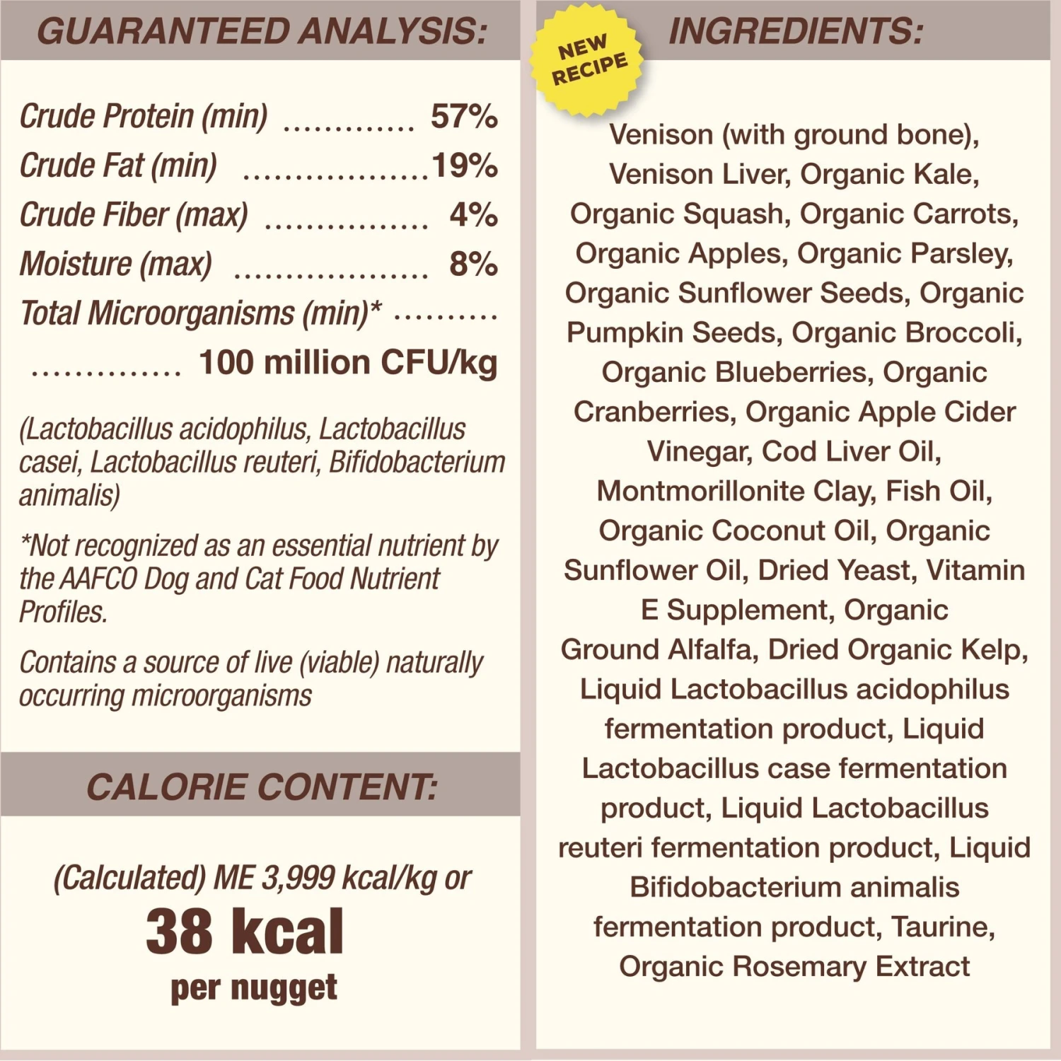 Primal Venison Nuggets Grain-Free Raw Freeze-Dried Dog Food 6 Primal Venison Nuggets Grain-Free Raw Freeze-Dried Dog Food - Image 6