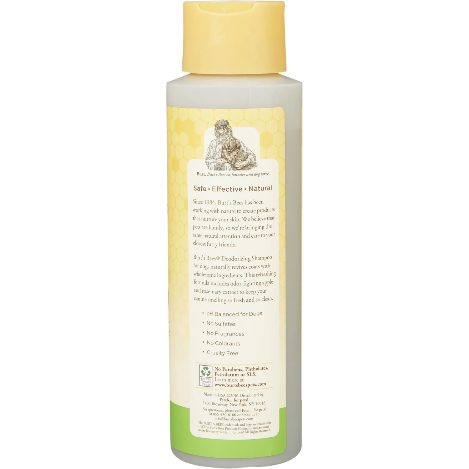 Burt's Bees Deodorizing Shampoo With Apple & Rosemary For Dogs 5 Burt's Bees Deodorizing Shampoo With Apple & Rosemary For Dogs - Image 5