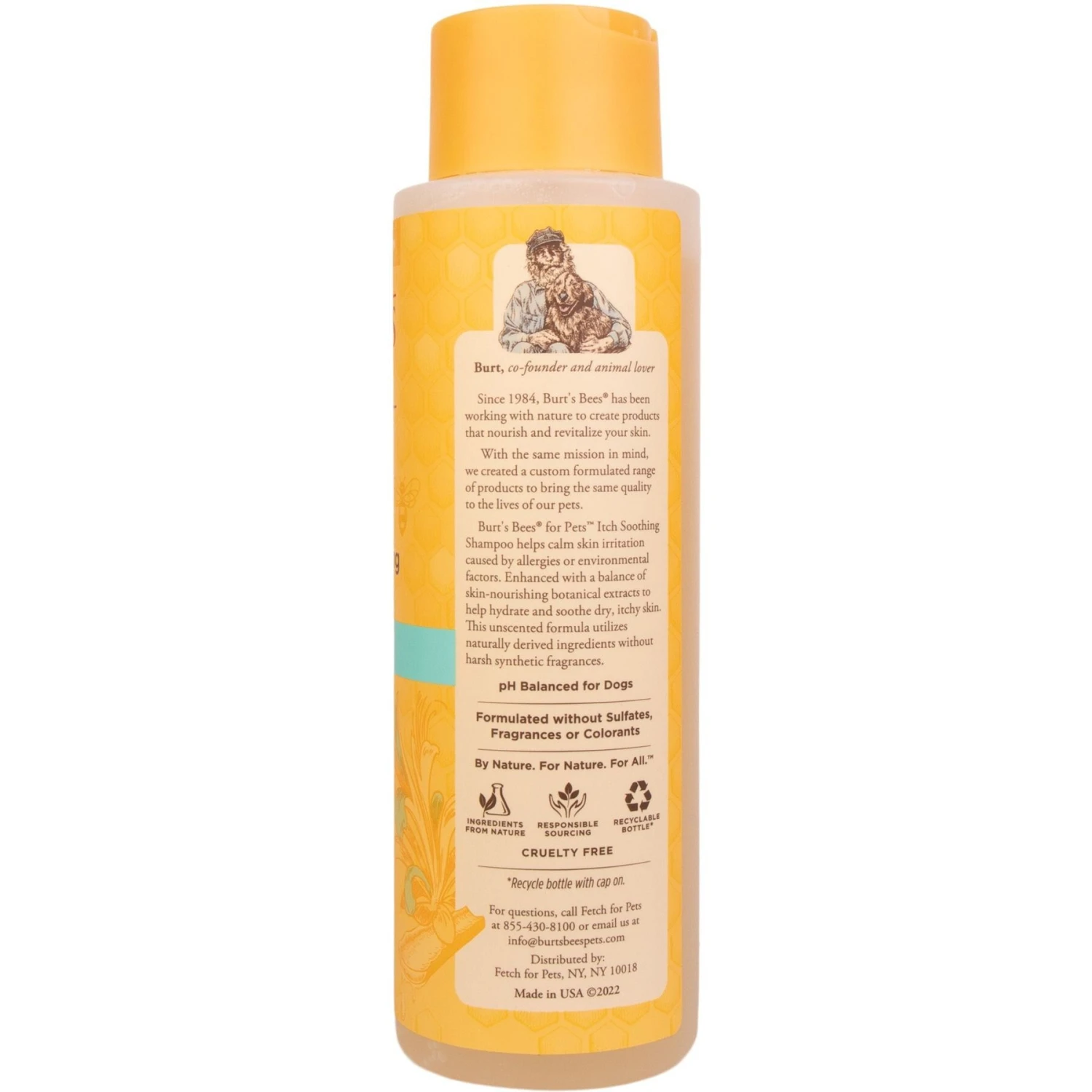 Burt's Bees Itch Soothing Honeysuckle Shampoo 2 Burt's Bees Itch Soothing Honeysuckle Shampoo - Image 2