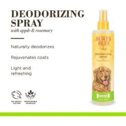 Burt's Bees Deodorizing Spray With Apple & Rosemary For Dogs -Pet Wellness 94038 PT2. AC SS1800 V1597881079