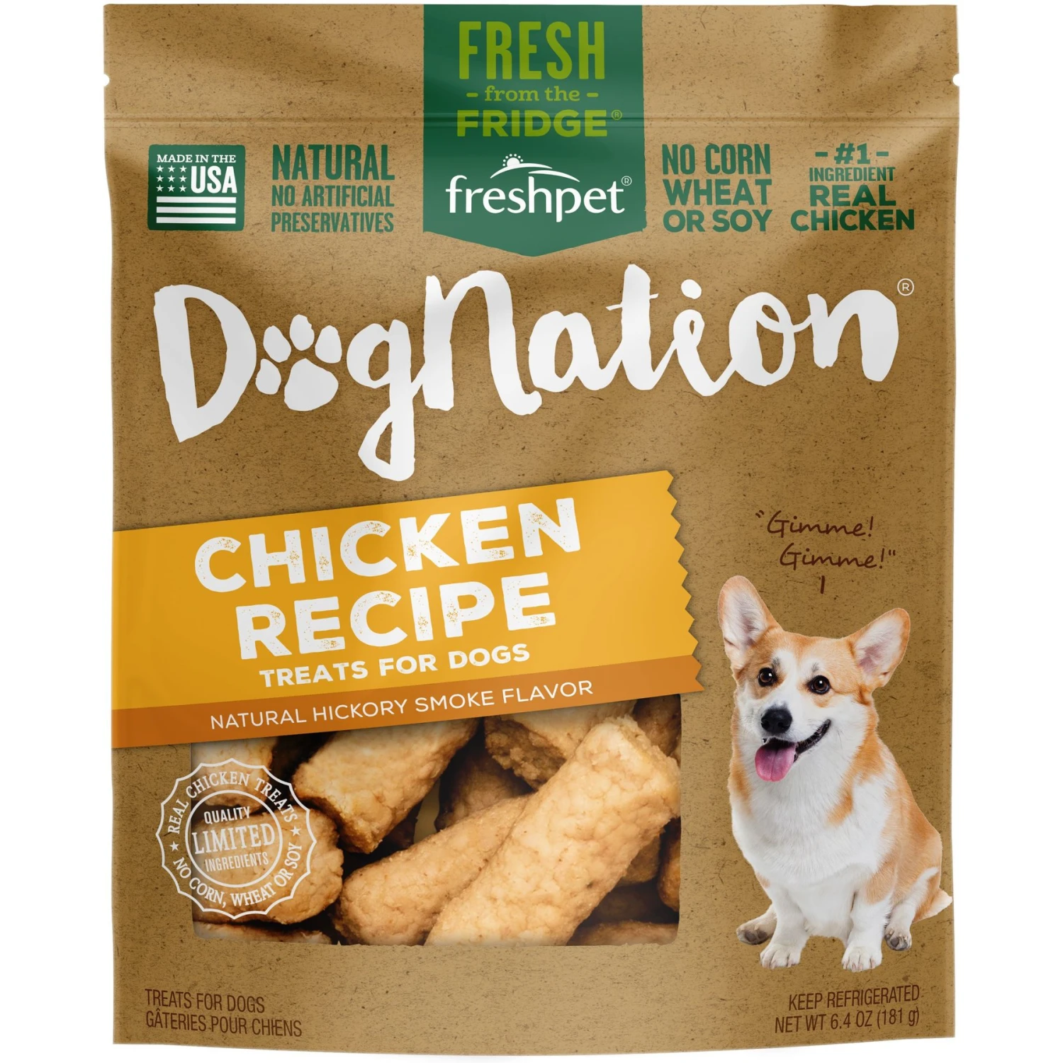 Freshpet Dognation Chicken Recipe Fresh Dog Treats & Freshpet Vital Chicken, Beef, Salmon & Egg Recipe Grain-Free Fresh Dog Food 2 Freshpet Dognation Chicken Recipe Fresh Dog Treats & Freshpet Vital Chicken, Beef, Salmon & Egg Recipe Grain-Free Fresh Dog Food - Image 2