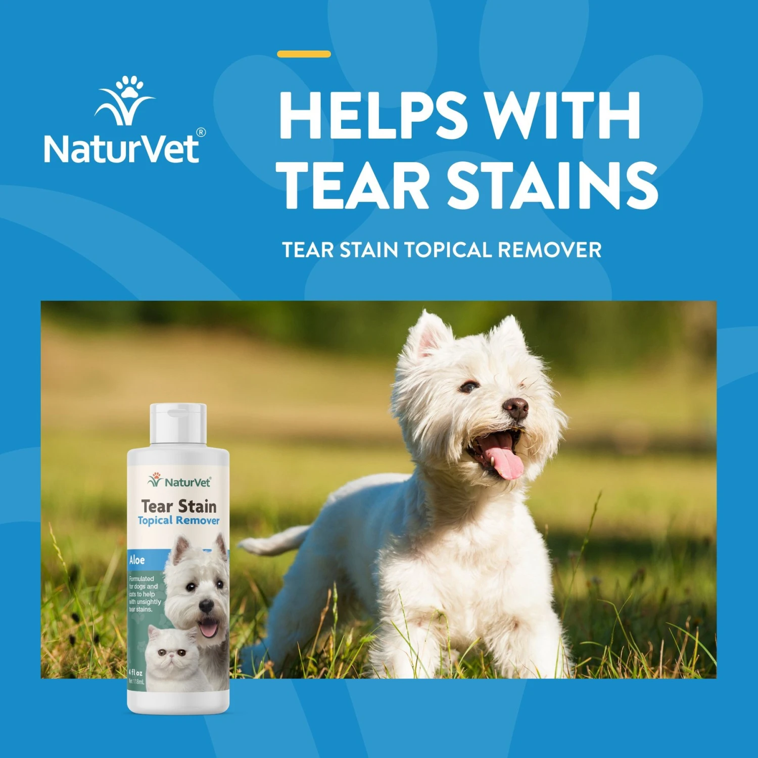 NaturVet Tear Stain Plus Lutein Soft Chews Vision Supplement For Cats & Dogs & NaturVet Tear Stain Remover Dog & Cat Liquid Topical Formula 8 NaturVet Tear Stain Plus Lutein Soft Chews Vision Supplement For Cats & Dogs & NaturVet Tear Stain Remover Dog & Cat Liquid Topical Formula - Image 8