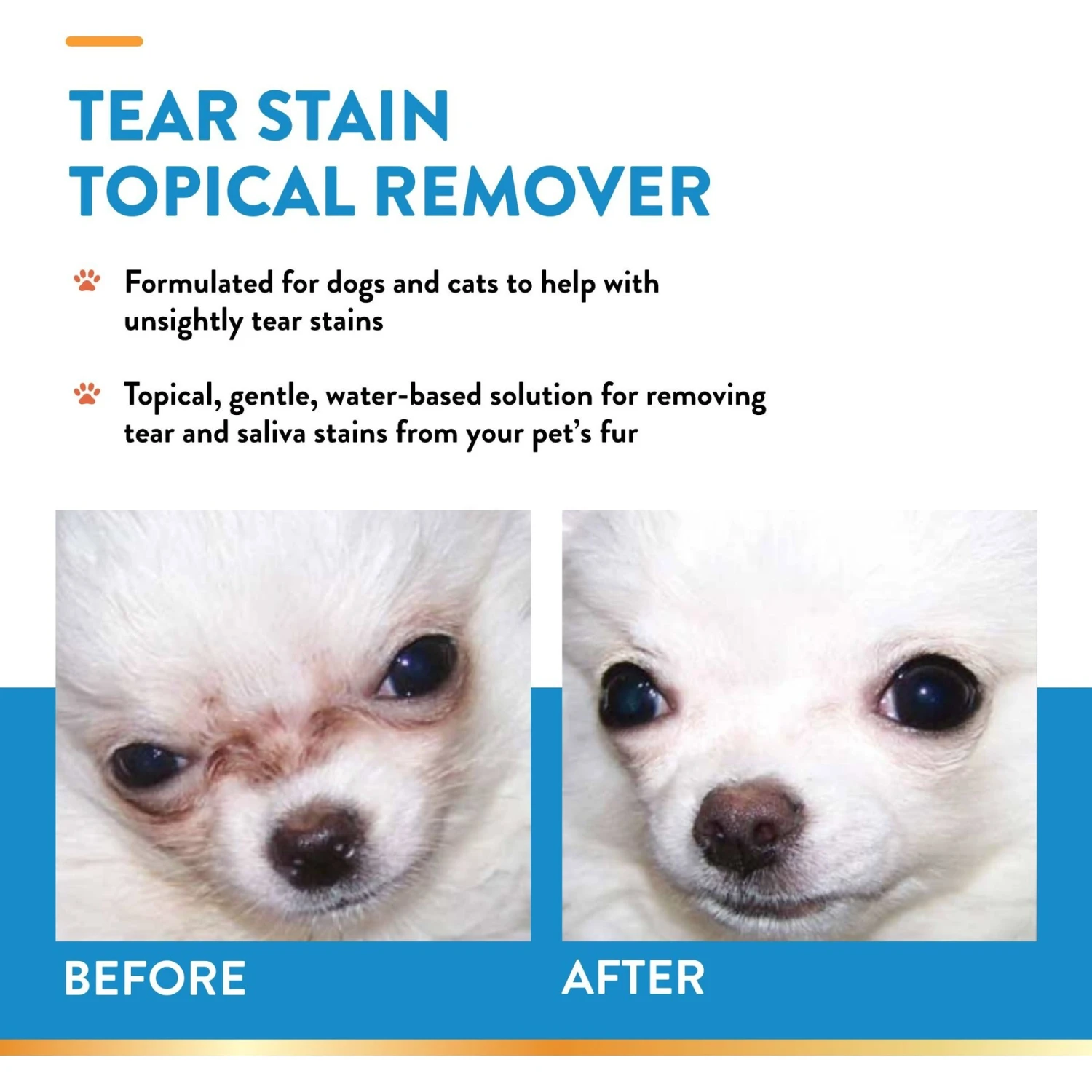 NaturVet Tear Stain Plus Lutein Soft Chews Vision Supplement For Cats & Dogs & NaturVet Tear Stain Remover Dog & Cat Liquid Topical Formula 9 NaturVet Tear Stain Plus Lutein Soft Chews Vision Supplement For Cats & Dogs & NaturVet Tear Stain Remover Dog & Cat Liquid Topical Formula - Image 9