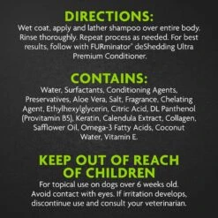 FURminator Short Hair Dog Deshedding Tool & FURminator Deshedding Dog Shampoo -Pet Wellness 947518 PT7. AC SS1800 V1693925085